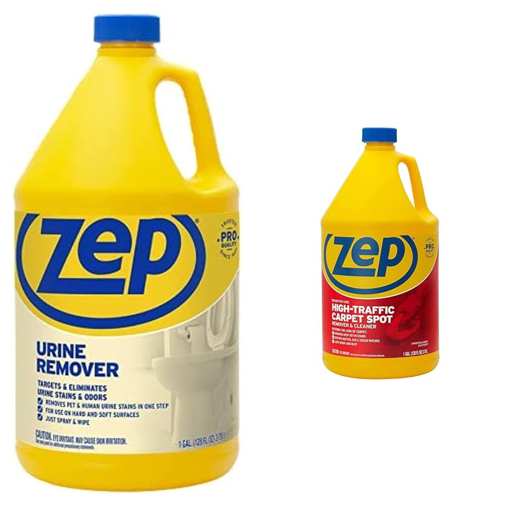 128Oz Urine Remover and 1 Gallon High Traffic Carpet Cleaner Bundle
