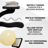 Dog Slicker Brush for Dogs Grooming Kit 5PCS Long Haired Doodles