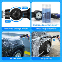 Dog Shower Attachment Water Hose Nozzle Sprayer Set