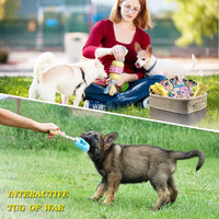 Puppy Chew Toys for Teething Small Dog Toys Puppy Teething Toys Dog Chew Toy Rope Balls Interactive Teeth Cleaning Tug Toys Storage Basket