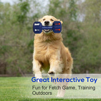 Upgrade Mango Dumbbells Dog Toys for Aggressive Chewers Boredom and Stimulating,Interactive Durable Dog Toys Tough Natural Rubber Dumbbell Toy for Large Medium Dogs
