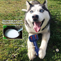 Upgrade Mango Dumbbells Dog Toys for Aggressive Chewers Boredom and Stimulating,Interactive Durable Dog Toys Tough Natural Rubber Dumbbell Toy for Large Medium Dogs