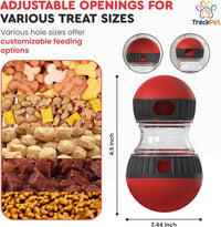 Interactive Dog Toys -Dog Puzzles for Smart Dogs-Snoop Dog Toy & Enrichment Toys for Dogs–Durable Dog Treat Toys to Keep Them Busy-Topple Dog Toy-Boredom Busters for Dogs