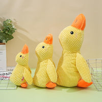 2025 Upgraded Dog Toys for Aggressive Chewers, New Duck Dog Toys for Large Dogs, Puppy Toys Indestructible for Large Medium Small Dogs (Yellow, M-8.66 * 9.87In)