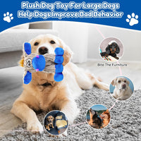 Squeaky Dog Toys, Plush Chew Toys for Dogs, Crinkle Interactive Squeaky Stuffed Dog Toy for Small Medium Large Breeds, Dog Toy to Keep Them Busy, Pet Toys for Dogs