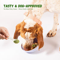Dog Teeth Cleaning Powder, Dog Dental Powder for Teeth Cleaning and Dog Breath Fresh for Dogs with Probiotic & Tartar Remover, Plaque off Dog Tooth Cleaning (80G)