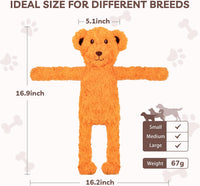 No Stuffing Dog Toys 5 Pack, Crinkle Interactive Dogs Toy for Boredom, Puppy Toys for Teething to Keep Them Busy, Cute Squeaky Dogs Toy for Small, Medium, and Large Breed