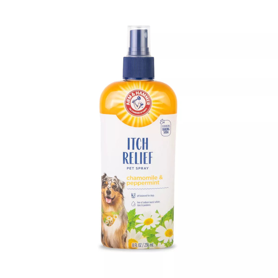 Arm & Hammer Itch Relief Peppermint Scented Dog Spray - 8 Fl Oz: Topical Pet Skin Treatment, All Ages, Dog Use