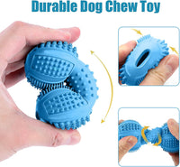 Dog Chew Toys 3 Pack for Aggressive Chewers, Multifunctional Teeth Cleaning and Gum Massage, Tough Toys with Natural Rubber for Large and Medium Dog