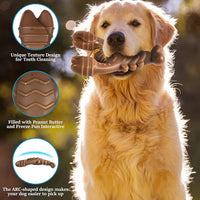 Dog Toys for Aggressive Chewers, Indestructible Toys for Large Dogs, Dog Chew for Large Medium Small Breed, 3 Pack Super Chewer with Tough Nylon, Gift for Dogs