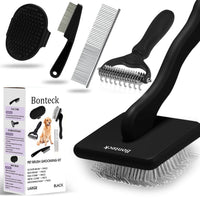Dog Slicker Brush for Dogs Grooming Kit 5PCS Long Haired Doodles