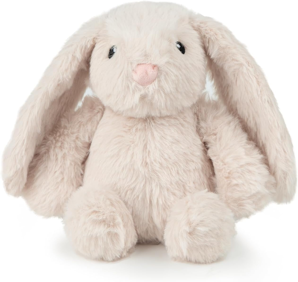 Bunny Buddy Squeaky Plush Dog Toy - Beige, Small | Soft Plush, Squeaks & Crinkles, Perfect for Moderate Chewers, Toss & Fetch Play, Stress & Anxiety Reliever, Ideal Gift Toy