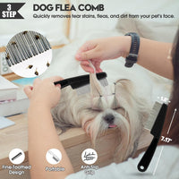 Dog Slicker Brush for Dogs Grooming Kit 5PCS Long Haired Doodles
