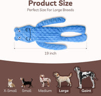 No Stuffing Dog Toys 5 Pack, Crinkle Interactive Dogs Toy for Boredom, Puppy Toys for Teething to Keep Them Busy, Cute Squeaky Dogs Toy for Small, Medium, and Large Breed