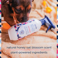 Anti-Itch Dog Shampoo with Two-Way Spray, Honey Oat Blossom, 16Oz