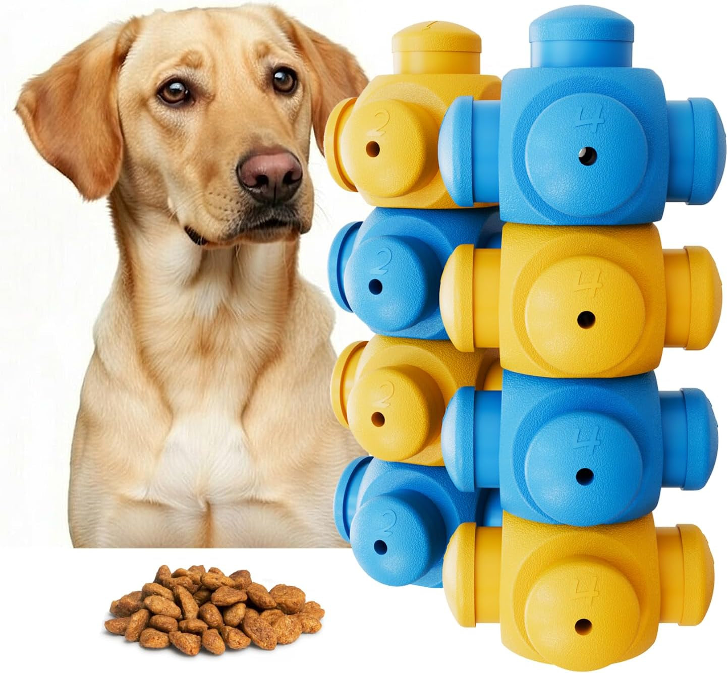 Dog Puzzle Toys for Smart Dogs, Interactive, Boredom Busters, Mentally Stimulating, Cognitive Dog Games, Hard Puzzle, Difficult Toys to Keep Them Busy, Puppy Puzzle Toys, Small, Medium, Large Breeds