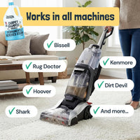 Carpet Cleaner Shampoo Solution for Machines, 1 Gal Summer