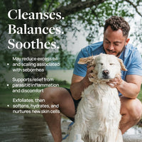 Clinical Care Antiparasitic Shampoo, 16 Oz, 2-Pack | Antiparasitic and Antiseborrheic Shampoo for Dry, Irritated Skin and Occasional Itchy Spots