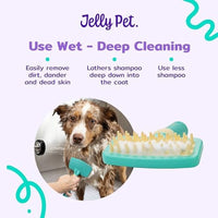 Deshedding Dog Bath Brush Scrubber for Short Haired Dogs, Dog Deshedding Brush Tool, Bath Brush for Puppy, Pet Shower Scrubber, Shower Supplies, Pet Wash Brush, Puppy Grooming Essential