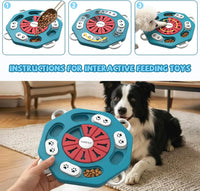 Dog Puzzle Toy, Enrichment Toys for Dogs Training IQ & Treat Brain Games, Dog Toys to Keep Them Busy, Mental Stimulation for Dogs, Puppy Toy for Treat Dispensing, Puzzle for Small, Medium, Cats