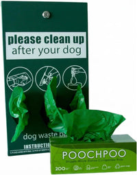 Case of 2000 Green Pet Waste Station 200 Bags on Roll (10 Rolls) - Bulk Dog Poop Bag - Dog Waste Station Bags - Doggie Bag Litter Pot