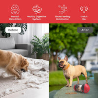 Interactive Dog Toys -Dog Puzzles for Smart Dogs-Snoop Dog Toy & Enrichment Toys for Dogs–Durable Dog Treat Toys to Keep Them Busy-Topple Dog Toy-Boredom Busters for Dogs