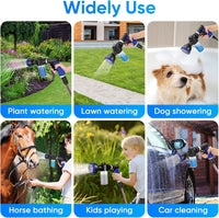 Dog Shower Attachment Water Hose Nozzle Sprayer Set