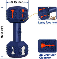 Upgrade Mango Dumbbells Dog Toys for Aggressive Chewers Boredom and Stimulating,Interactive Durable Dog Toys Tough Natural Rubber Dumbbell Toy for Large Medium Dogs