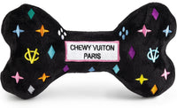 Chewy Vuiton Bone Plush Dog Toy, Designer Parody Toy