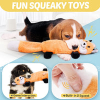 Puppy Toys 21 Pack, Small Dog Chew Toys with Rope Toys for Teething Pet Cute Squeak Toy with Treating Ball for Puppy, Small Dogs - 21 Pack