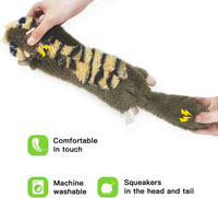 Dog Squeaky Toy No Stuffing 6 Pack, Dog Toys Crinkle for Puppy | for Small Puppy, Durable Chew Plush Cute Animals Natural for Teething Pet