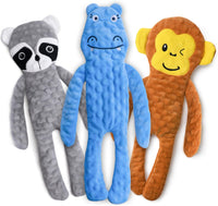 No Stuffing Dog Toys 5 Pack, Crinkle Interactive Dogs Toy for Boredom, Puppy Toys for Teething to Keep Them Busy, Cute Squeaky Dogs Toy for Small, Medium, and Large Breed