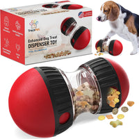 Interactive Dog Toys -Dog Puzzles for Smart Dogs-Snoop Dog Toy & Enrichment Toys for Dogs–Durable Dog Treat Toys to Keep Them Busy-Topple Dog Toy-Boredom Busters for Dogs