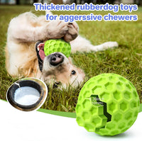 Indestructible Squeaky Dog Balls, Interactive Dog Toys for Aggressive Chewers Large Breed for Relieving Anxiety, Dog Chew Toys Balls for Aggressive Chewers, Outdoor Dog Toys Dog Water Toys