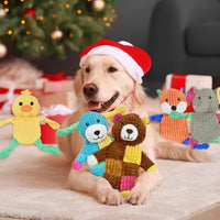 5Pcs Squeaky Dog Toys, Large Crinkle Dog Toys for Large Medium and Small Dogs, Puppy Toys to Keep Them Busy Great Value Dog Toy Bundle