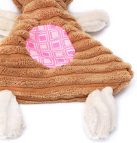 No Stuffing Dog Toys with Squeaker, Durable Dog Chew Toys, Small Dogs & Puppies, Rabbit & Elephant