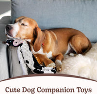 No Stuffing Dog Toys 5 Pack, Crinkle Interactive Dogs Toy for Boredom, Puppy Toys for Teething to Keep Them Busy, Cute Squeaky Dogs Toy for Small, Medium, and Large Breed