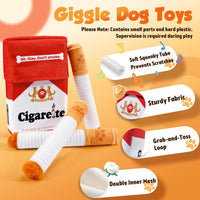 3 Pack Funny Dog Toys for Small Medium Dogs, Squeaky Dog Pet Toy