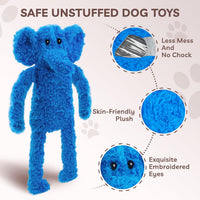 No Stuffing Dog Toys 5 Pack, Crinkle Interactive Dogs Toy for Boredom, Puppy Toys for Teething to Keep Them Busy, Cute Squeaky Dogs Toy for Small, Medium, and Large Breed