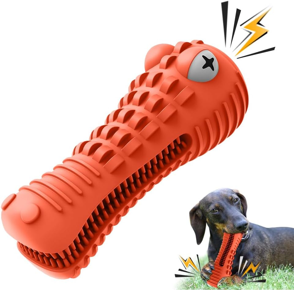 Dog Toys for Aggressive Chewers Large Medium Breed Indestructible Chew Toys | Squeaky Interactive Tough Extremely Durable Dogs Toys to Keep Them Busy