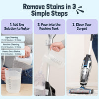 Carpet Cleaner Shampoo Solution for Machines, 32Floz Lavender