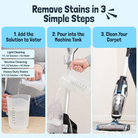 Carpet Cleaner Shampoo Solution for Machines, 1 Gal Summer