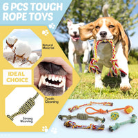 Puppy Toys 21 Pack, Small Dog Chew Toys with Rope Toys for Teething Pet Cute Squeak Toy with Treating Ball for Puppy, Small Dogs - 21 Pack