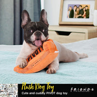 Friends TV Show Pivot Couch Plush Dog Toy, 10 Inch | Built-In Squeaker, Officially Licensed Friends Product, Iconic Couch Design, Hours of Play for Fans, a Must-Have for Fans