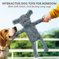 No Stuffing Dog Toys 5 Pack, Crinkle Interactive Dogs Toy for Boredom, Puppy Toys for Teething to Keep Them Busy, Cute Squeaky Dogs Toy for Small, Medium, and Large Breed