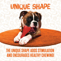 Tough Chew Horseshoe Dog Toy, Durable Nylon, Aggressive Chewers | Dog Chew Toy, Durable Nylon, Aggressive Chewers, Horseshoe Shape, Interactive Play, Power Chewers, Made in USA, Long Lasting
