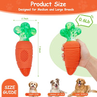 Tough Dog Toys for Aggressive Chewers with Squeaky, Indestructible Dog Chew Toys for Medium and Large Breeds to Keep Them Busy, Interactive Durable Dog Toy