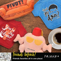 Friends TV Show Pivot Couch Plush Dog Toy, 10 Inch | Built-In Squeaker, Officially Licensed Friends Product, Iconic Couch Design, Hours of Play for Fans, a Must-Have for Fans
