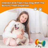Interactive Dog Toys, Dog Puzzle Toys for Smart, Dog Enrichment Toy to Keep Them Busy, Treat Dispensing Toy Slow Puzzles Feeder, Yellow