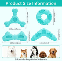 Natural Rubber Dog Chew Toys 4 Pack Tough Dog Toys for Aggressive Chewers